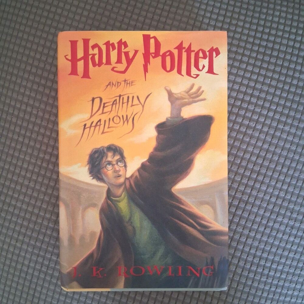 Harry Potter and the Deathly Hallows Year 7 Hardcover 1st Edition Last Page 759